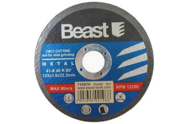Tarcza do cięcia metalu 125 x 1.6 mm Tarcza do cięcia metalu 125 x 1.6 mm