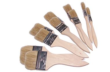 ZESTAW PĘDZLI PŁASKICH 10 SZT. ZESTAW PĘDZLI PŁASKICH 10 SZT.