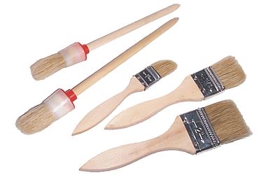 ZESTAW PĘDZLI PŁASKICH I OKRĄGŁYCH 5 SZT. ZESTAW PĘDZLI PŁASKICH I OKRĄGŁYCH 5 SZT.