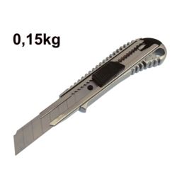 Nóż nożyk do tapet metalowy nożyk 18mm ostrze łamane