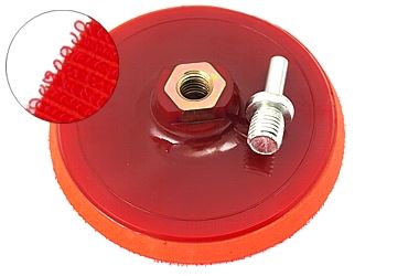 DYSK SZLIFIERSKI Z RZEPEM 150 mm + ADAPTER DYSK SZLIFIERSKI Z RZEPEM 150 mm + ADAPTER