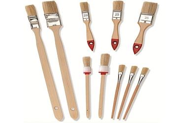 ZESTAW PĘDZLI PŁASKICH I OKRĄGŁYCH 10 sztuk ZESTAW PĘDZLI PŁASKICH I OKRĄGŁYCH 10 sztuk