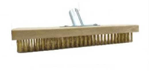 Miotła szczotka druciana do czyszczenia BRUKU CHODNIKA 50cm drut stalowy