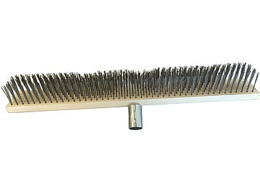 Miotła szczotka druciana do czyszczenia BRUKU CHODNIKA 50cm drut stalowy