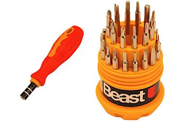 Śrubokręt wkrętak precyzyjny 31 elementów