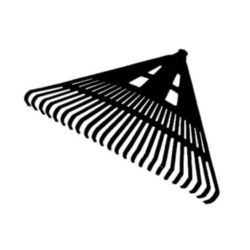 Grabie grabki ogrodowe wachlarzowe DO LIŚCI TRAWY OGRODU 610 mm ECO