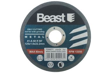 Tarcza do cięcia metalu 125 x 1 mm 1szt Tarcza do cięcia metalu 125 x 1 mm 1szt