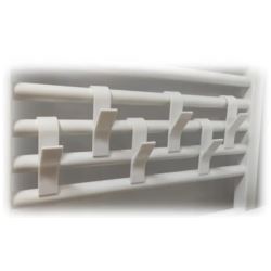 6x HACZYK WIESZAK NA RĘCZNIKI GRZEJNIK KALORYFER UCHWYT ŁAZIENKOWY ZESTAW