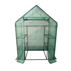 Szklarnia balkonowa ogrodowa foliowa mini 195x143x73CM 2 x 3-POZIOMY