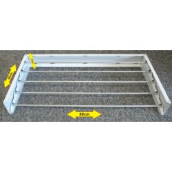 Suszarka na pranie Ścienna Składana METALOWA 80cm Wisząca Rozkładana mocna