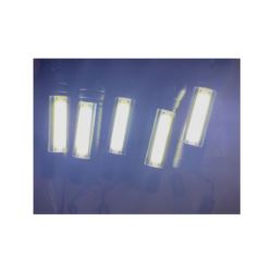 Aluminiowa LATARKA KIESZONKOWA BIWAKOWA na USB