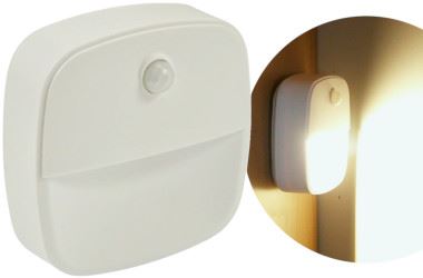 Lampka nocna z czujnikem ruchu 3 LED samoprzylepny 3xAAA