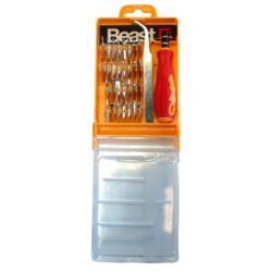 Śrubokręt wkrętak precyzyjny zestaw 32 elementy