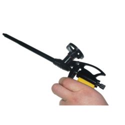 Pistolet do pianki piany montażowej kleju pianokleju PROFESIONAL TEFLON ŻÓŁTY