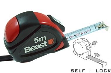 Miara zwijana 5 m x 19 mm miarka taśma metrówka SelfLock