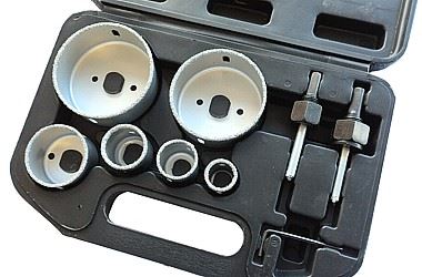 OTWORNICE DO BETONU I GLAZRY 22-73mm ZESTAW 9szt