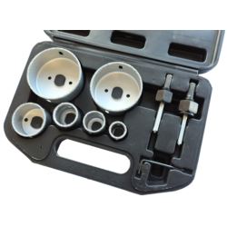 OTWORNICE DO BETONU I GLAZRY 22-73mm ZESTAW 9szt