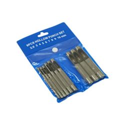 PRZEBIJAKI DO SKÓRY 2,5-10MM, ZESTAW 9 SZT.