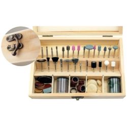 Zestaw akcesoriów do miniszlifierki typu DREMEL 100 el. kamienie frezy