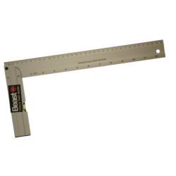 KĄTOWNIK ALUMINIOWY Z POZIOMICĄ 350 mm