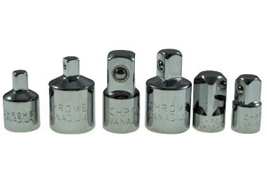 Adaptery redukcja zestaw 6szt 1/2 1/4 3/4 3/8 F M redukcje redukcyjne do kluczy nasadowych