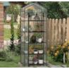 Szklarnia balkonowa ogrodowa foliowa mini 193x69x49CM 5 POZIOMÓW
