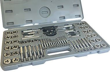 Zestaw NARZYNEK I GWINTOWNIKÓW walizka kalibrownik 60 szt M3-M12 4-1/2" NC NF PRO