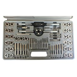 Zestaw NARZYNEK I GWINTOWNIKÓW walizka kalibrownik 60 szt M3-M12 4-1/2" NC NF PRO