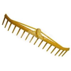 Grabie grabki ogrodowe plastikowe 16-zębne DO LIŚCI TRAWY SIANA 550 mm