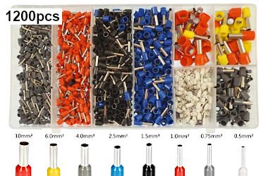 Tulejki izolowane zaciskowe 1200x 0.5-10mm2