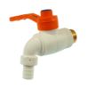 Zawór kran kurek kulowy ogrodowy czerpalny 1/2" cal plastikowo mosiężny