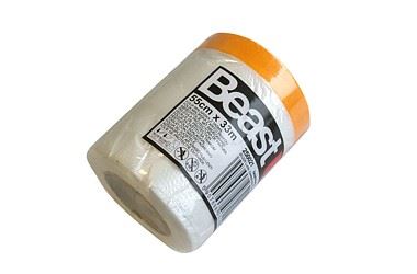 Folia malarska z taśmą 55 cm x 33 m ANTYCHLAP