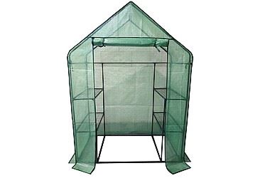 Szklarnia balkonowa ogrodowa foliowa mini 195x143x73CM 2 x 3-POZIOMY