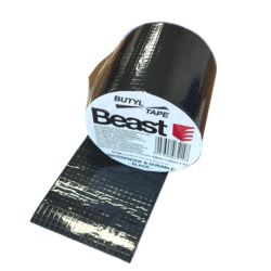 Taśma butylowa CZARNA uszczelniająca wodoodporna 0,8x100mm 5M BUTYL UV BLACK WATERPROOF