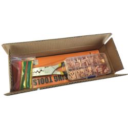 Zaciskarka do tulejek kablowych + 250 szt. tulejek bez izolacji + termokurczki ZESTAW