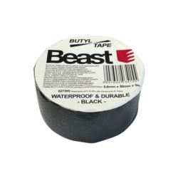 Taśma butylowa CZARNA uszczelniająca wodoodporna 0,8x50mm 5M BUTYL UV BLACK WATERPROOF