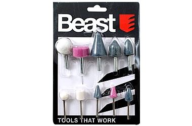 Kamień szlifierski ścierny 10 szt uniwersalne zestaw na wiertarkę wkrętarkę