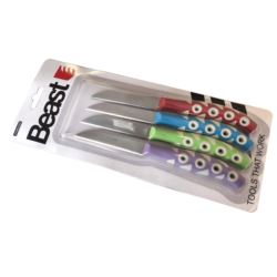 NOŻYKI UNIWERSALNE KUCHENNE 4 SZT.