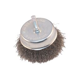 Szczotka druciana doczołowa fi 6mm 80mm do wiertarki