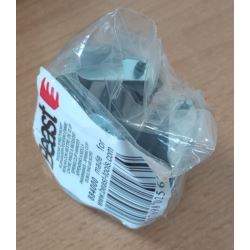 Wieszak sprężynowy uchwyt na narzedzia miotły mop szary 50x48x40mm