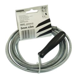 Spirala hydrauliczna żmijka przetykacz rur 5MMx3M ocynkowana