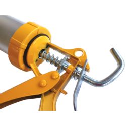 Wyciskacz do mas sylikonu aluminiowy tubowy 375mm 600ml