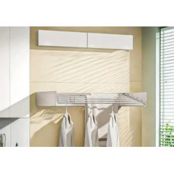 Suszarka na pranie Ścienna Składana METALOWA 80cm Wisząca Rozkładana mocna