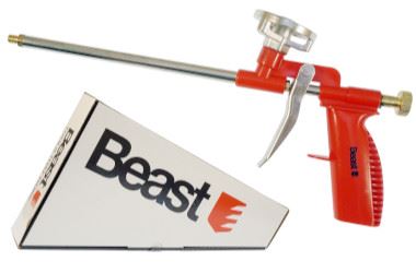 Pistolet do pianki piany montażowej kleju pianokleju klejenia styropianu LIGHT METALOWY