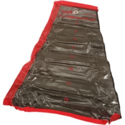 Płachta pokrowiec organizer na klucze 6-19mm 8 sztuk