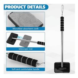 MYJKA  SZCZOTKA TELESKOPOWA DO SZYB AUTA LUSTER OKIEN