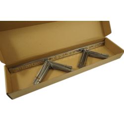 Gęste kolce na ptaki gołębie kolce przeciw ptakom 10x 50 cm kolce 6-4-6-4, szerokość: 8,5cm, Wysokość: 11,8cm