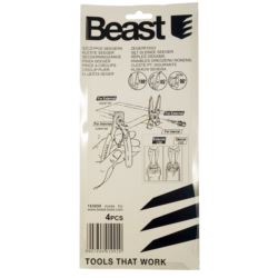 Szczypce do pierścieni Segera zacisków zestaw 160mm 4 koncówki zagięte proste