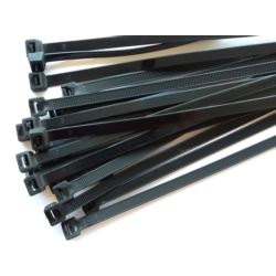 Opaski zaciskowe kablowe nylon czarne 530x7.6 mm 20 sztuk