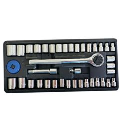 ZESTAW KLUCZY NASADOWYCH 4-13 mm z grzechotką